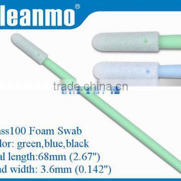 Cleanroom small swab CM-FS742 is subsitution to texwipe TX742B , sponge head, plastic handle