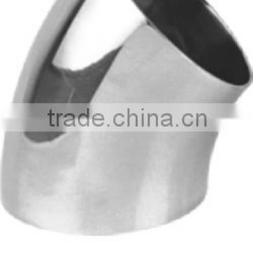 stainless steel pipe ftting welding 45 degree bend/ elbow