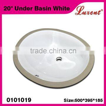 porcelain face wash cheap price stock undertable basin