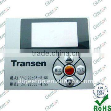 Tactile Keypad Domed Nameplate Board