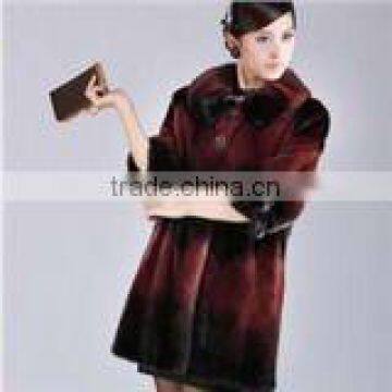 2011 Ladies Coat Made of Elegant Natural Mink Fur