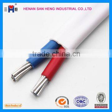 aluminum core electrical wire flat cable