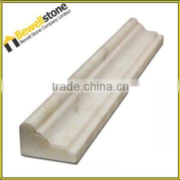 Calacatta Gold Marble Baseboard Trim Molding 5x12 Polished