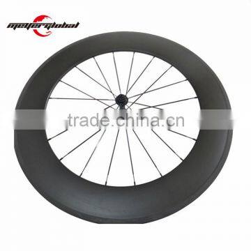 high profile carbone wheelset customized decal Chinese 88mm clincher OEM road bike frame carbon wheelset china
