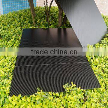 3k Glosy Plain woven carbon fiber sheet/plate/board