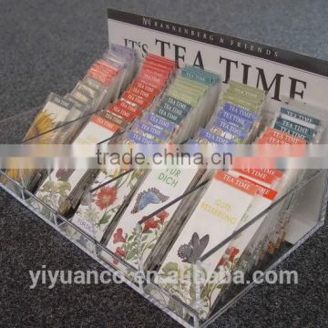 acrylic tea box/acrylic box for tea/acrylic tea bag box/acrylic tea box holder