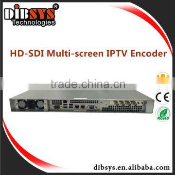 Multi-screen IPTV OTT Encoder hd sdi h.264 to iptv streaming rtmp rtsp http hls encoder