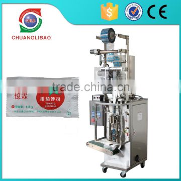 Multifunction packaging machines suitable all liquid,ketchup,sause,water packing machine with Liquid metering pump