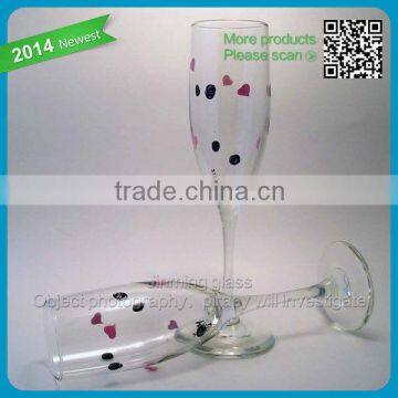 Promotional Wholesale Cheap Top Quality Crystal Wedding Champagne glass cup Glasses Champagne Flutes