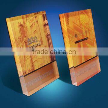 Manufacturer Supplies Exquisite Acrylic Marble Trophy Base With Various Size photo-2