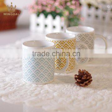Ceramic Stoneware Sublimation Mug With Embossment Decal