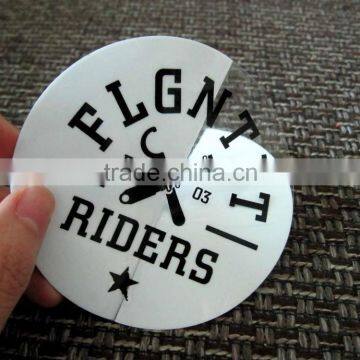 die cut uv resistant clear vinyl sticker (M-A470)