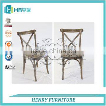 Hot Sale Cheap Solid Wood Cross Back Chair X Back Chair Wholesale