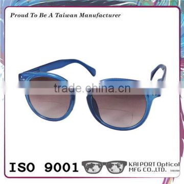 Silver pins decorative customized logo available uv protective bifocal eyeglasses