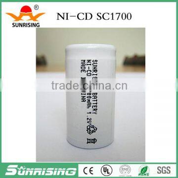 NiCd Rechargeable battery sc1700 ni cd battery pack