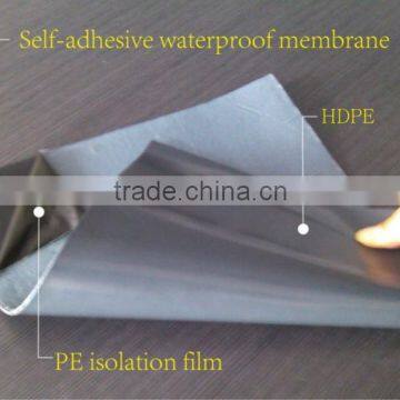 Self Adhesive Bitumen Waterproof Membrane/HDPE/EVA Adhesive Waterproof Membrane/roofing Felt photo-2