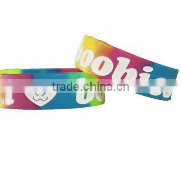 Excellent quality promotional silicone bracelet (SW-72)