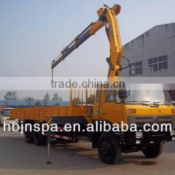 port good Dongfeng 5 booms 14 ton truck mounted crane