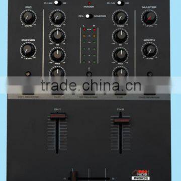 2016 brand new hot sale DIF-2S MIXER china dj equipment mixer live show party DJ mixer