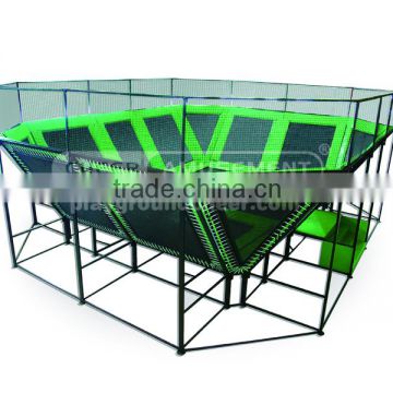 Cheer Amusement Custom Indoor Sports Pyramid/Jump Tower trampoline Park