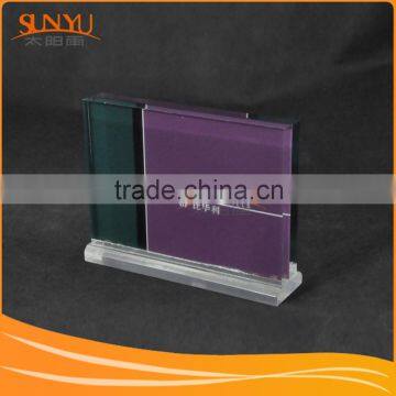 Custom Inside Printing Silk Screen Acrylic Advertising Blocks