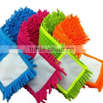 Chenille flat mop head