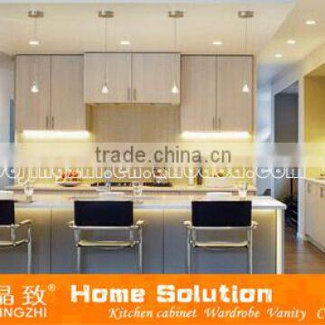 Wooden grain kitchen cabinet for kitchen