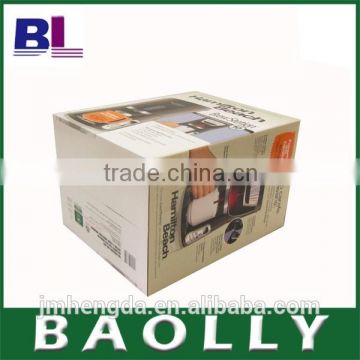 Rigid corrugated cardboard shipping boxes with packaging function