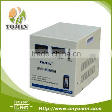 Manufacturer YMSVC2-5 Single Phase Servo Motor Stabilizer , Automatic Stabilizer 5000VA /