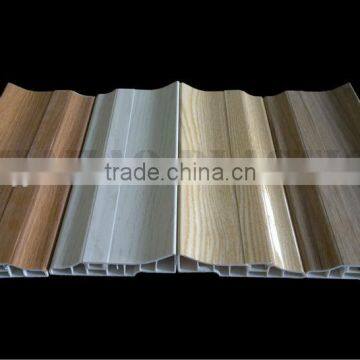 Laminaed PVC Skirting/PVC wall board decoration Accessory