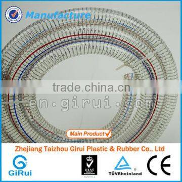 Steel wire spiral reinforced pvc suction hose