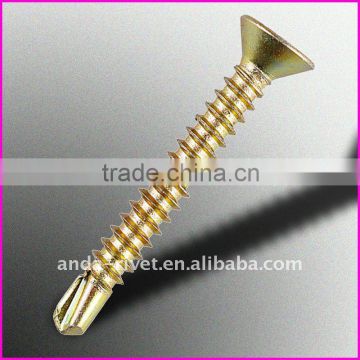 CSK SCREW / Flat head self drilling screw / Flat head wing tek