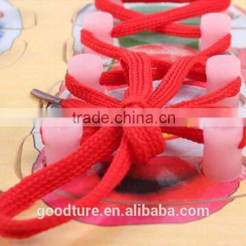 2 In 1 Games Wooden Shoes Puzzles And Tie The Shoelace photo-6