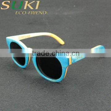 Sunglasses for 2015 cheap wholesale kids wood sunglasses recyclized skateboard eyeglasses