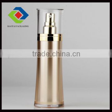 New Style Luxury Plastic pump lotion bottle/ cosmetic packaging