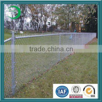 Low-Carbon Iron Wire Material and Square Hole Shape Chain Link Fence photo-2