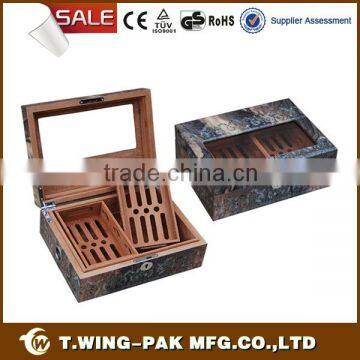 China cedar wood luxury humidor cigar box