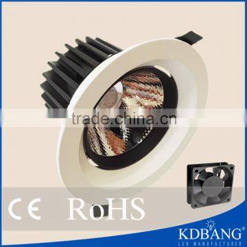 led 50w downlight spotlight with mini fan