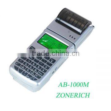 convenient handheld pos electronic csh register for mobile system from ZONERICH AB-1000M
