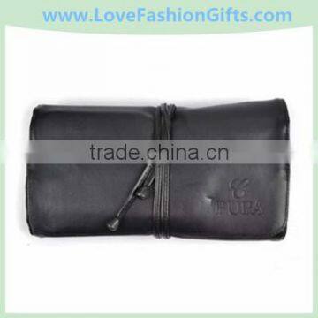 Makeup Brush Bag,Leather Cosmetic Bag