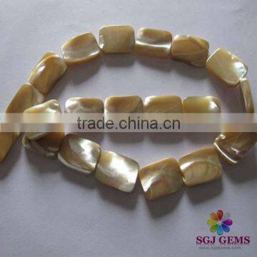 15x20mm Rectangle Conch Shell Beads