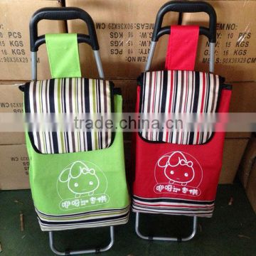 New shopping trolley bag, foldable shopping bag with wheels