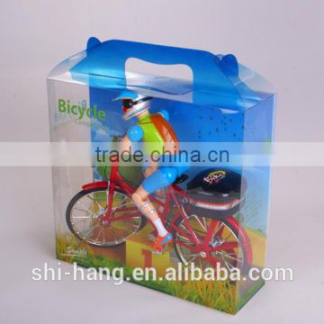 Color printed plastic PET PVC packing boxes for free sample