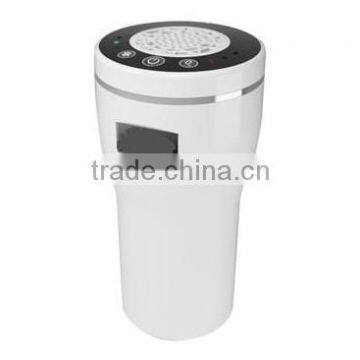 Mini car ionic, ozone and activated carbon air purifier