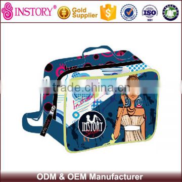 Office Ladies Satin Insulated Whole Foods Lunch Bag