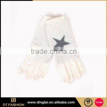 Best selling new high quality acrylic mittens gloves making