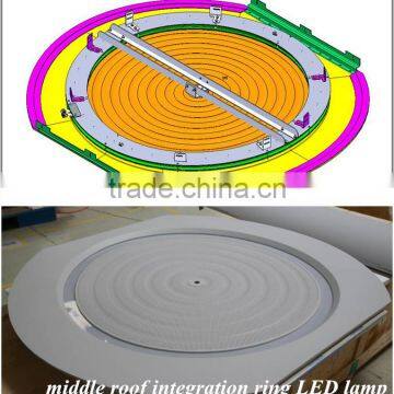 High Quality Subway/railway/train Interior Decoration Products,middle Ceiling Integration Ring LED Lamp With DIN Standard