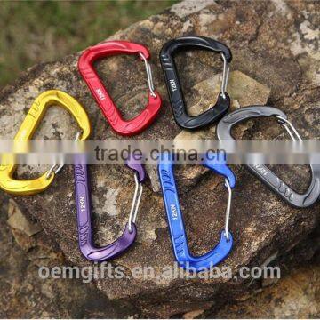 Classic Aviation Aluminum Sports Carabiner With Snap Hook For Climbing Use