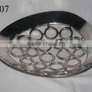 Aluminium Mirror Polish Fruit Trays/ Dish.