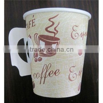 hot drink paper cup with handle